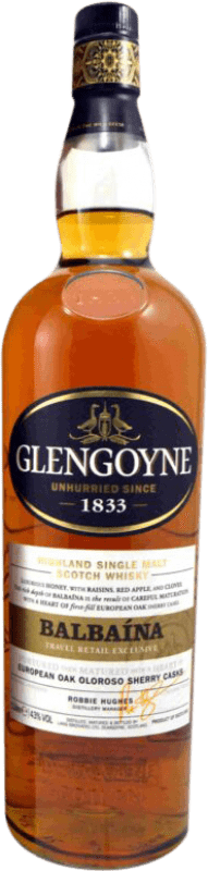 55,95 € | Single Malt Whisky Glengoyne Balbaína European Oak Oloroso Sherry Cask United Kingdom 1 L