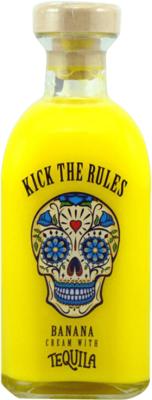 Envío gratis | Tequila Lasil Kick The Rules Crema de Banana con Tequila España 70 cl