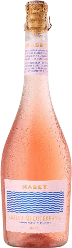 Envoi gratuit | Vin Mousseux Rosé Maset del Lleó Abadía Mediterránea Rosado de Aguja Espagne Tempranillo, Garnacha Roja 75 cl