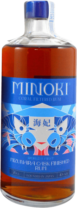 Бесплатная доставка | Ром Minoki. Mizunara Cask Finished Rum Япония 70 cl