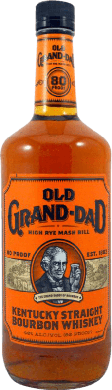 29,95 € | Whisky Bourbon Old Grand Dad Estados Unidos 1 L