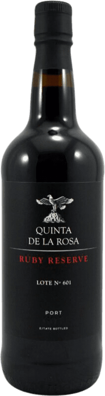 16,95 € | Fortified wine Quita da Rosa. Ruby Lote 601 Reserve I.G. Porto Porto Portugal Touriga Franca, Touriga Nacional, Tinta Barroca 75 cl