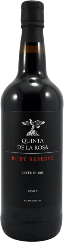 Kostenloser Versand | Likörwein Quita da Rosa. Lote 601 Ruby Reserve — Gereift I.G. Porto Porto Portugal Touriga Franca, Touriga Nacional, Tinta Barroca 75 cl