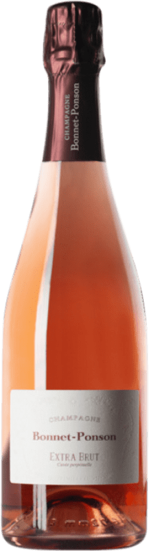 Free Shipping | Rosé Wine Bonnet Ponson. Perpetuelle Extra Brut Rosé A.O.C. Champagne Champagne France Pinot Noir, Chardonnay, Pinot Meunier 75 cl