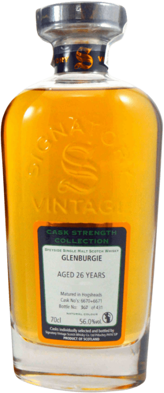 295,95 € Envoi gratuit | Single Malt Whisky Signatory Vintage Cask Strength Collection at Glenburgie 26 Ans