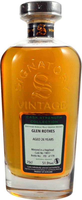 Envío gratis | Whisky Single Malt Signatory Vintage Cask Strength Collection at Glenrothes Reino Unido 26 Años 70 cl