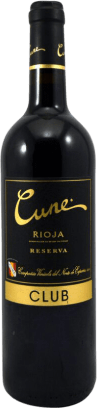 14,95 € | 红酒 Norte de España - CVNE Cune Club 大储备 D.O.Ca. Rioja 拉里奥哈 西班牙 Tempranillo 75 cl