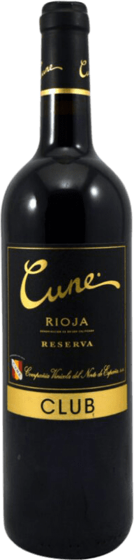 10,95 € Free Shipping | Red Wine Norte de España - CVNE Cune Club Grand Reserve — Long Barrel-Aged D.O.Ca. Rioja