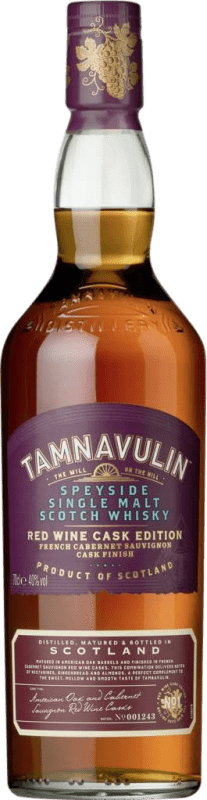 Envoi gratuit | Single Malt Whisky Tamnavulin Spanish Cask Royaume-Uni Grenache 70 cl