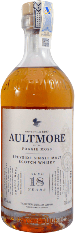 免费送货 | 威士忌单一麦芽威士忌 Aultmore 英国 18 岁 70 cl