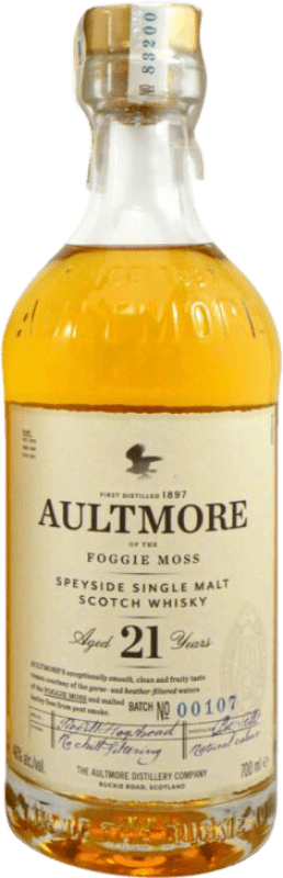 Free Shipping | Whisky Single Malt Aultmore Of the Foggie Moss United Kingdom 21 Years 70 cl