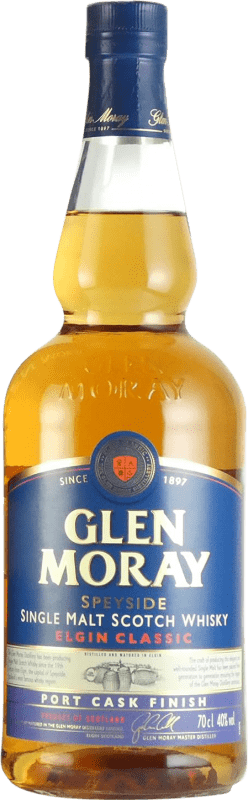 27,95 € | 威士忌单一麦芽威士忌 Glen Moray Port Cask Finish 英国 70 cl