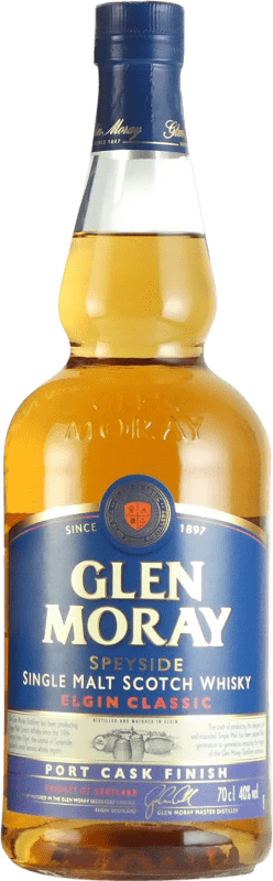 34,95 € Envío gratis | Whisky Single Malt Glen Moray Port Cask Finish — Acabado en Barrica