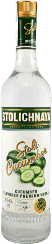 12,95 € | Wodka Stolichnaya Premium Lettland 70 cl Cucumber — Gurke