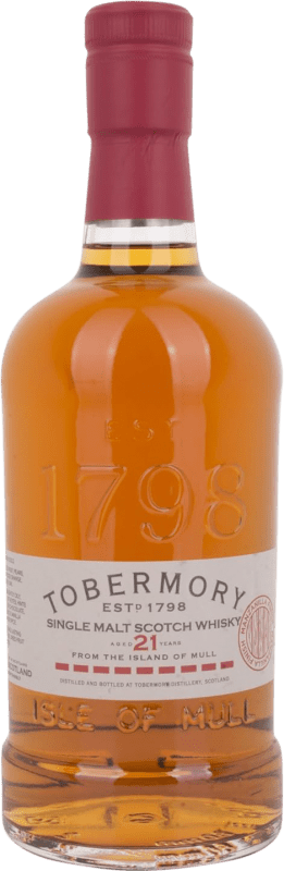 262,95 € | Single Malt Whisky Tobermory Royaume-Uni 21 Ans 70 cl