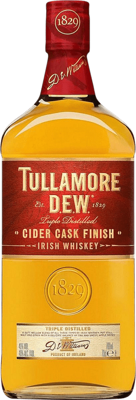 33,95 € Бесплатная доставка | Купажированный виски Tullamore Dew Dew Cider Cask Finish — Финишная выдержка в бочке Средняя бутылка 50 cl