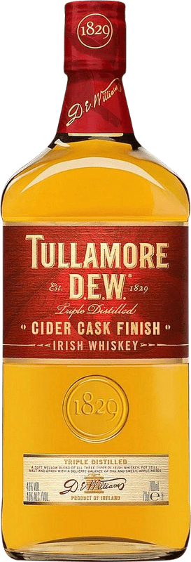 免费送货 | 威士忌混合 Tullamore Dew Dew Cider Cask Finish 爱尔兰 瓶子 Medium 50 cl