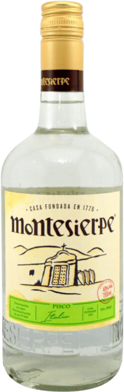 Envio grátis | Aguardente Pisco Montesierpe Italia Peru 70 cl