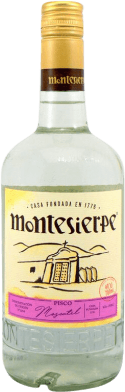 19,95 € | Pisco Montesierpe 秘鲁 Muscatel Giallo 70 cl