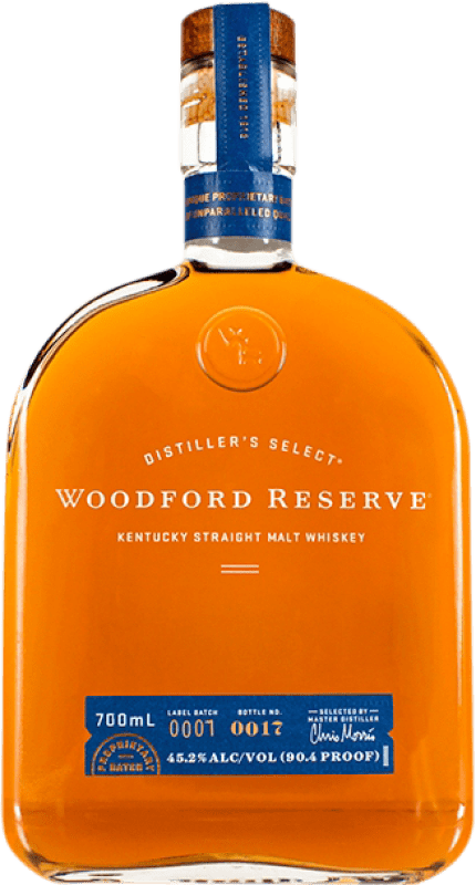 Kostenloser Versand | Bourbon Whisky Woodford Straight Vereinigte Staaten 70 cl