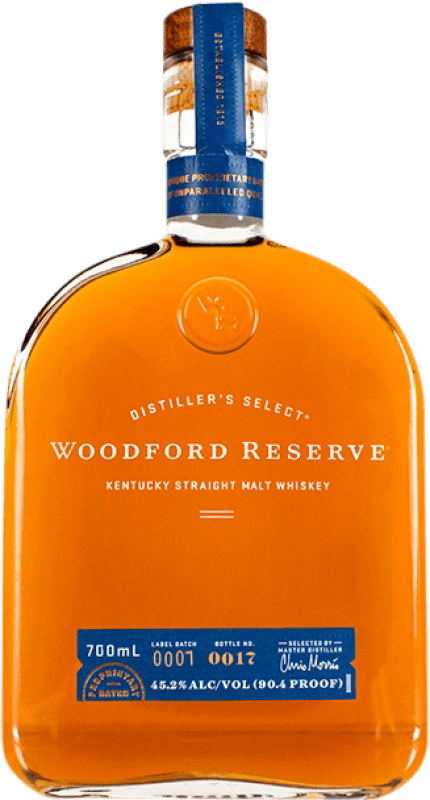 Бесплатная доставка | Виски Бурбон Woodford Straight Соединенные Штаты 70 cl