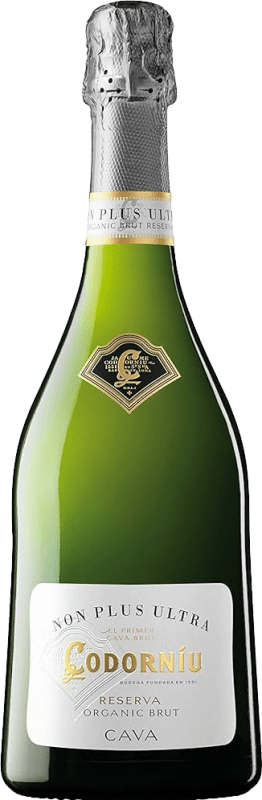 Free Shipping | White Sparkling Wine Codorníu Non Plus Ultra D.O. Cava Spain Macabeo, Xarel·lo, Parellada 75 cl
