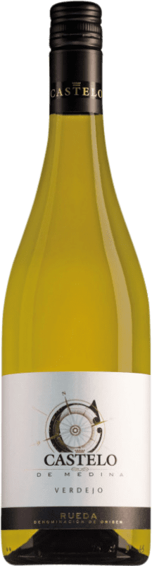 Vinho branco Castelo de Medina D.O. Rueda Castela e Leão Espanha Verdejo Garrafa Magnum 1,5 L