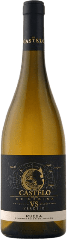 10,95 € | White wine Castelo de Medina Vendimia Seleccionada D.O. Rueda Castilla y León Spain Verdejo Bottle 75 cl