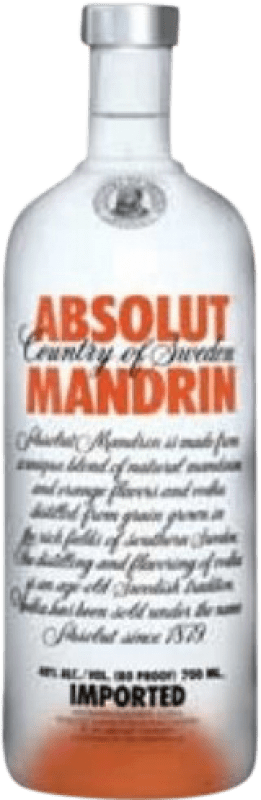 Envio grátis | Vodca Absolut Mandarina Suécia 1 L