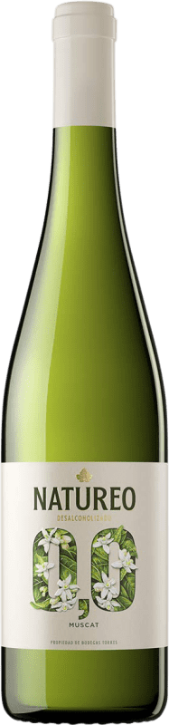 Envio grátis | Vinho Branco Torres Natureo Muscat D.O. Penedès Catalunha Espanha Moscato 75 cl 0.0 Zero Zero Sem Álcool