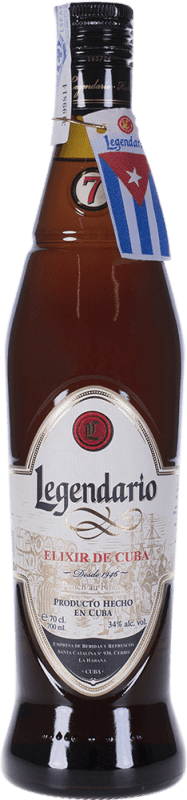 23,95 € Бесплатная доставка | Ром Legendario Elixir de Cuba 7 Лет