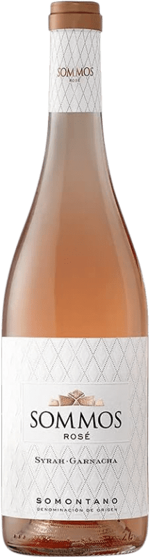 6,95 € | Vinho rosé Sommos Rosé Jovem D.O. Somontano Aragão Espanha Syrah, Grenache 75 cl