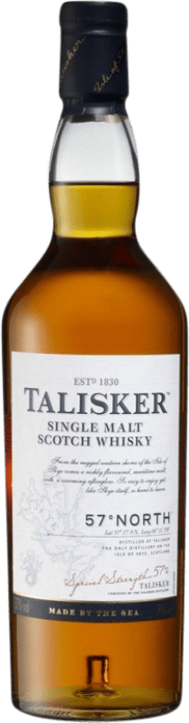 Envoi gratuit | Single Malt Whisky Talisker 57º North Ecosse Royaume-Uni 70 cl