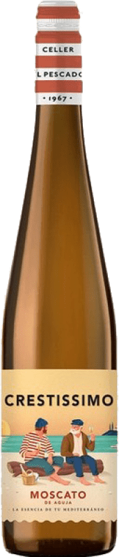 10,95 € Бесплатная доставка | Сладкое вино Perelada Crestissimo Moscato de Aguja D.O. Empordà