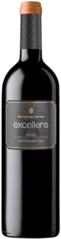 23,95 € | 红酒 Marqués de Cáceres Excellens Cuvée 橡木 D.O.Ca. Rioja 拉里奥哈 西班牙 Tempranillo 瓶子 Magnum 1,5 L