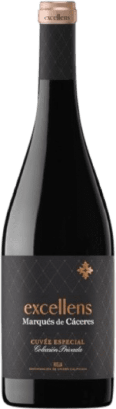 34,95 € Kostenloser Versand | Rotwein Marqués de Cáceres Excellens Cuvée Special Eiche D.O.Ca. Rioja Magnum-Flasche 1,5 L