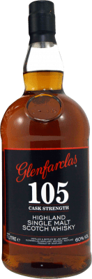 Whisky Single Malt Glenfarclas 105 Escócia Cask Strength — Força de Barrica 1 L