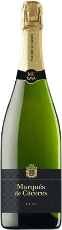 9,95 € | White sparkling Marqués de Cáceres Brut D.O. Cava The Rioja Spain Macabeo, Xarel·lo, Parellada Bottle 75 cl