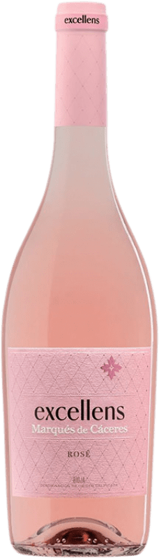 6,95 € | Rosé wine Marqués de Cáceres Excellens Rosé Joven D.O.Ca. Rioja The Rioja Spain Tempranillo, Grenache Bottle 75 cl