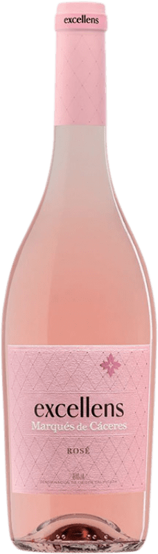 11,95 € Envío gratis | Vino rosado Marqués de Cáceres Excellens Rosé Joven D.O.Ca. Rioja