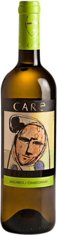 11,95 € 免费送货 | 白酒 Añadas Care Macabeo & Chardonnay 年轻的 D.O. Cariñena