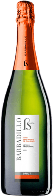 11,95 € | Blanc mousseux Barbadillo Beta Brut Jeune I.G.P. Vino de la Tierra de Cádiz Andalousie Espagne Palomino Fino, Chardonnay 75 cl