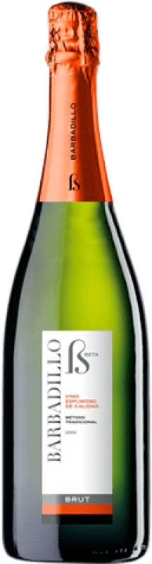 Envio grátis | Espumante Branco Barbadillo Beta Brut — Bruto Jovem I.G.P. Vino de la Tierra de Cádiz Andaluzia Espanha Palomino Fino, Chardonnay 75 cl