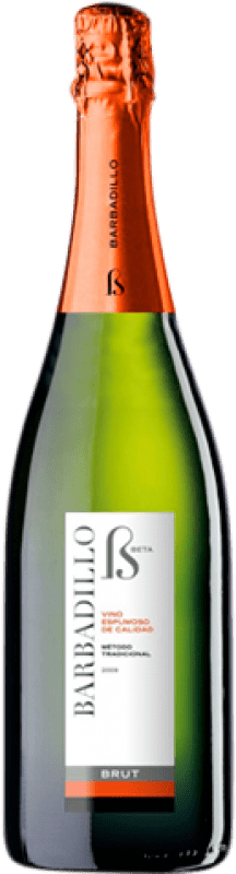 Envio grátis | Espumante branco Barbadillo Beta Brut Jovem I.G.P. Vino de la Tierra de Cádiz Andaluzia Espanha Palomino Fino, Chardonnay 75 cl