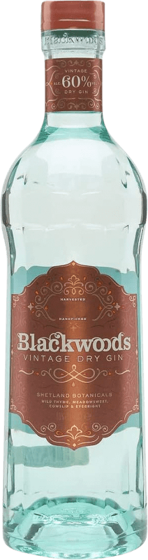 36,95 € Envío gratis | Ginebra Gin Blackwood's 60º Edición Limitada