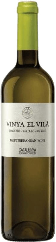 Envoi gratuit | Vin blanc Padró Vinya El Vilà Blanco D.O. Catalunya Catalogne Espagne Muscat, Macabeo, Xarel·lo 75 cl