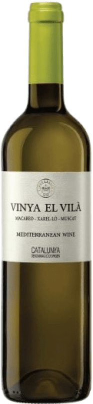 3,95 € Free Shipping | White wine Padró Vinya El Vilà Blanco D.O. Catalunya Catalonia Spain Muscat, Macabeo, Xarel·lo Bottle 75 cl