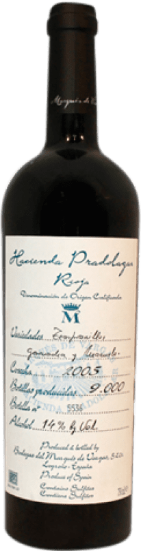 108,95 € | Red wine Marqués de Vargas Hacienda Pradolagar Crianza D.O.Ca. Rioja The Rioja Spain Tempranillo, Grenache, Mazuelo Bottle 75 cl