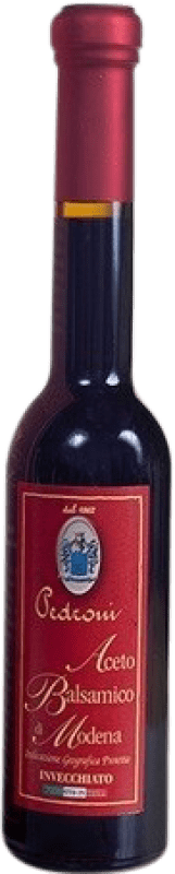 53,95 € Envio grátis | Vinagre Pedroni Vecchio Balsamico D.O.C. Modena 8 Anos Garrafa Pequena 25 cl