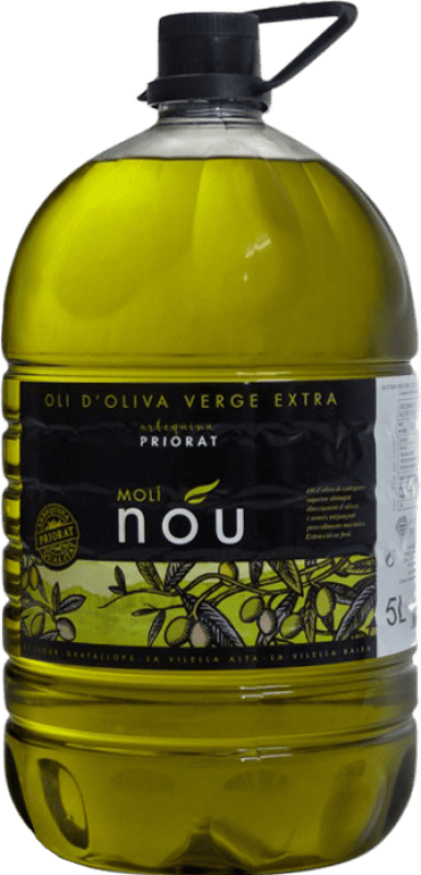 63,95 € | Huile d'Olive Vinícola del Priorat Molí Nou HOVE Vierge Extra Catalogne Espagne Arbequina Jerrican 5 L